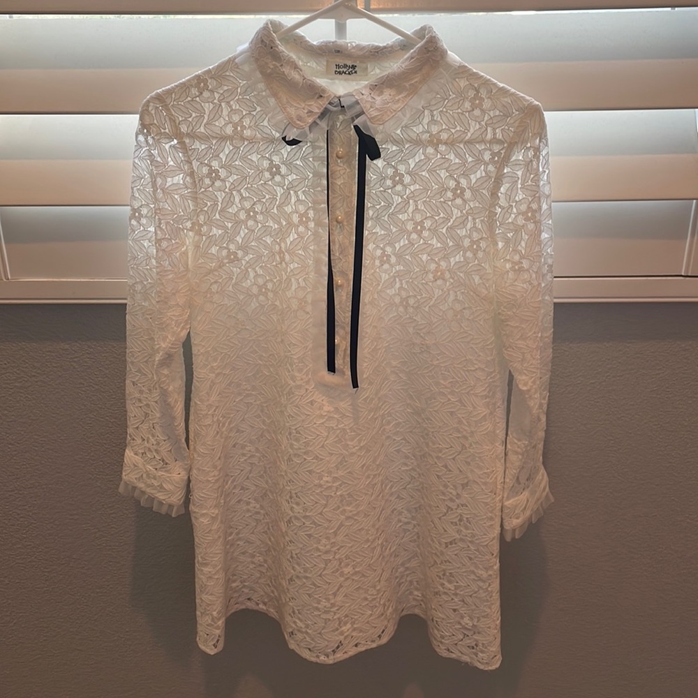 White lace Holly Bracken dress